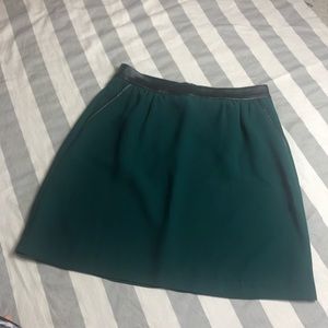 Jupe Banana Republic Taille 6 - Imprimé Floral Vert Et Ivoire, Coupe A-Line, Occasion Très Bon état